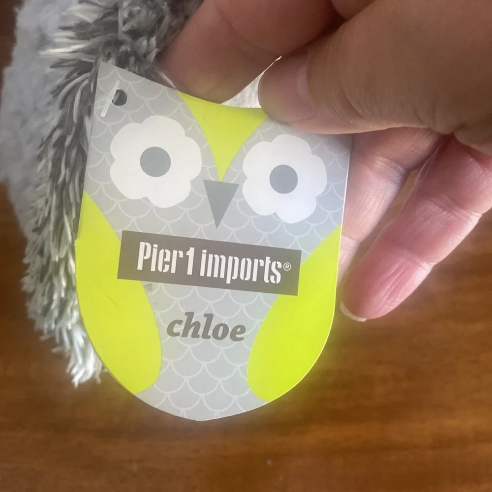Vintage Pier 1 Imports Chloe and Baby Roxie Plush Owl Animals Lot
